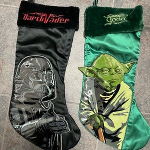 Death Vader and Yoda Christmas Stocking